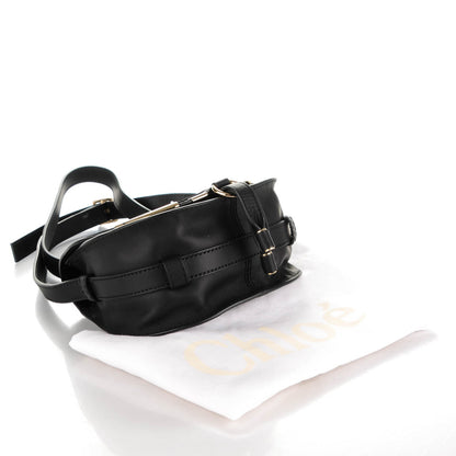 Chloe Calfskin Mini Marcie Metal Bar Trim Crossbody Bag Black 4 of 7