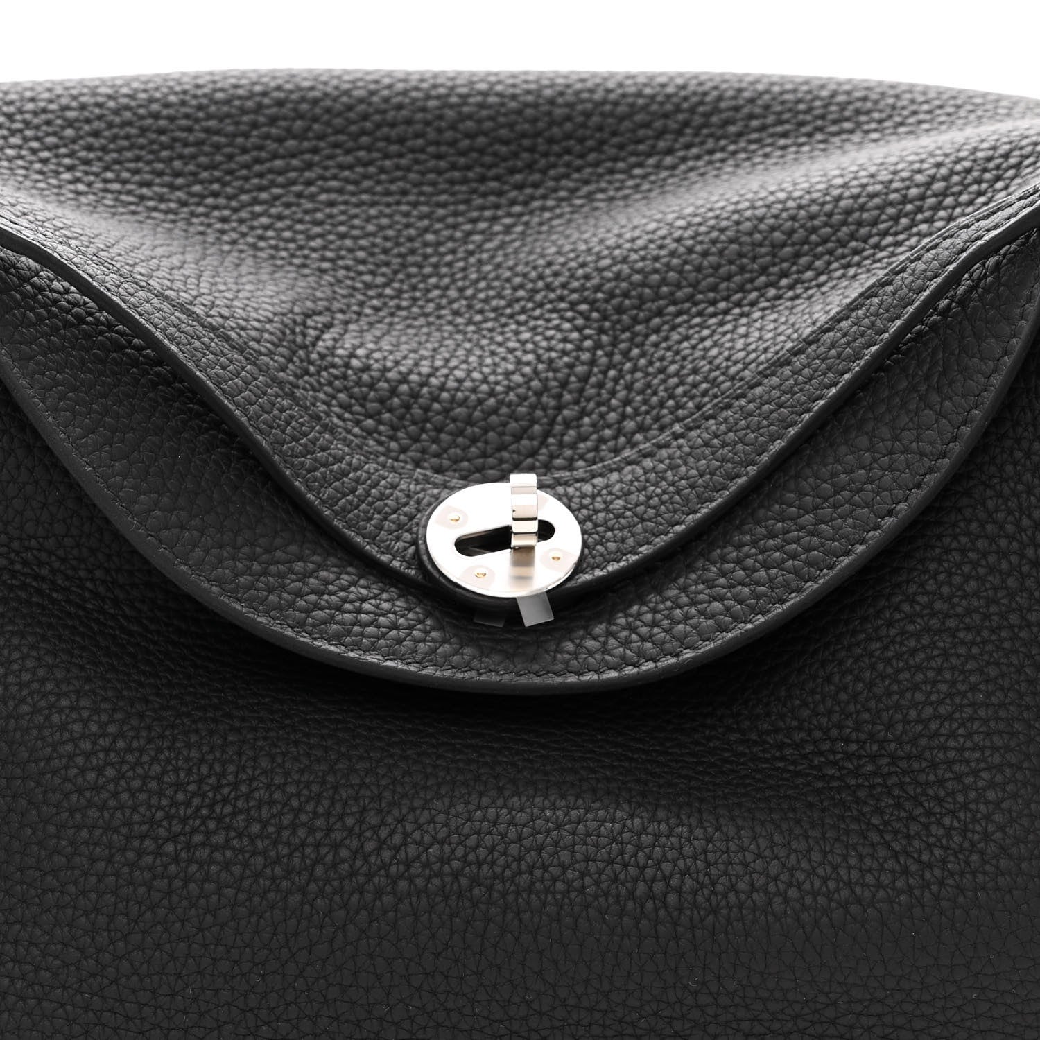 Hermes Taurillon Clemence Lindy 30 Black 8 of 10