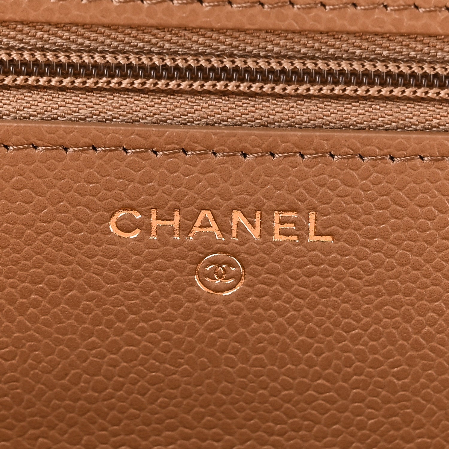 Chanel Caviar Quilted Multi Chain Wallet On Chain WOC Beige 6 of 11