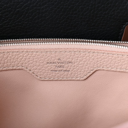 Louis Vuitton Taurillon Capucines MM Black Petale 6 of 9