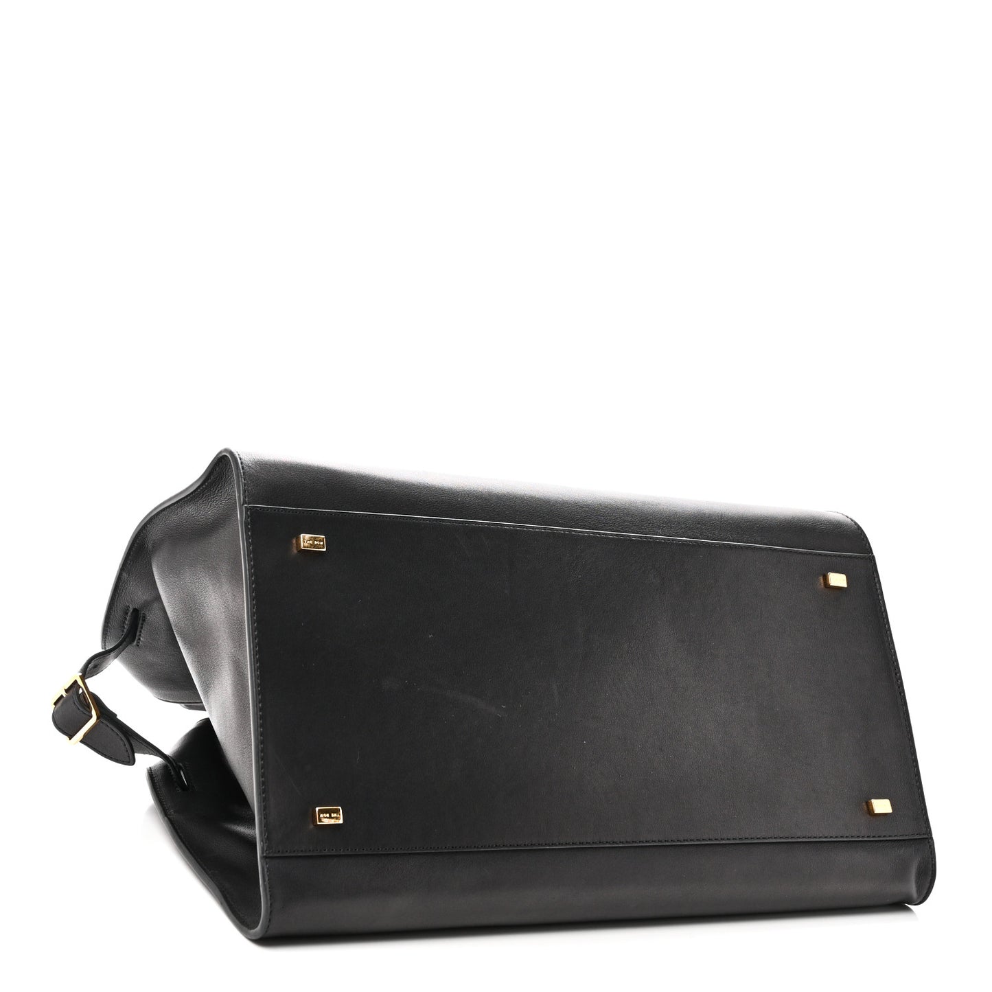Polished Saddle Calfskin Soft Margaux 15 Black