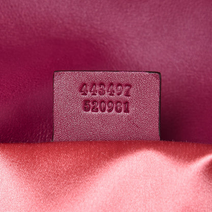 Gucci Velvet Matelasse Small GG Marmont Shoulder Bag Fuchsia Violet Cyclamen 7 of 7