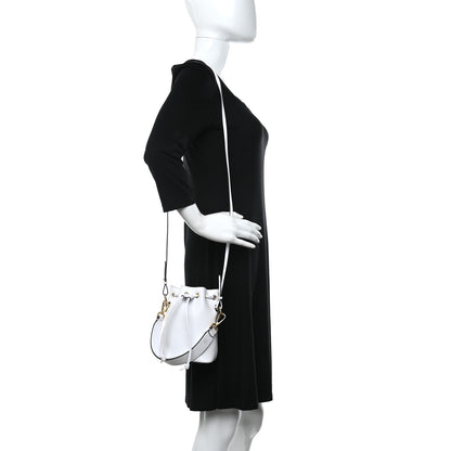 Fendi Vitello Cruise F is Fendi Mini Mon Tresor Bucket Bag Optical White 2 of 13