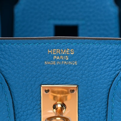Hermes Togo Birkin 25 Bleu Zanzibar 5 of 10