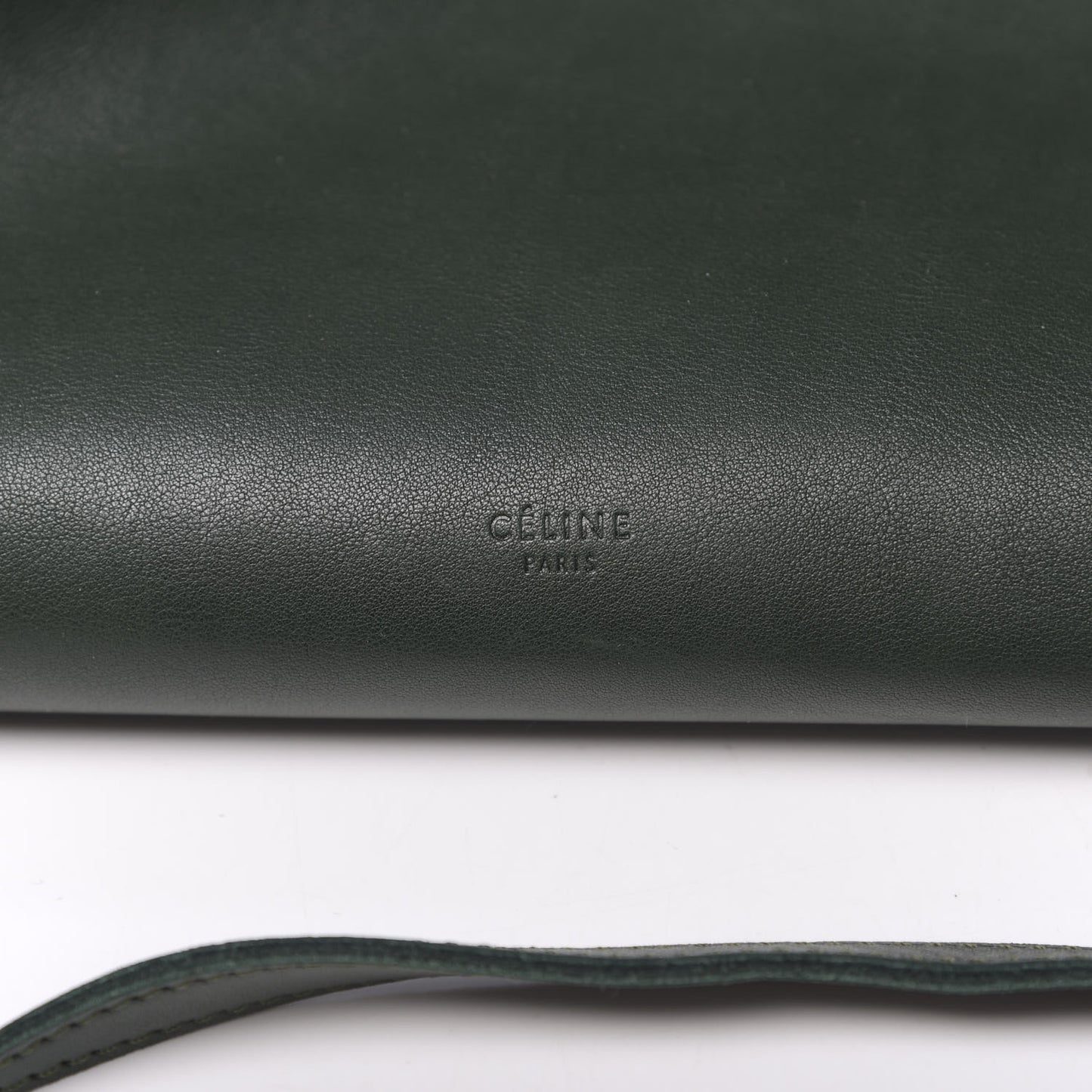 Smooth Calfskin Medium Big Bag Dark Green