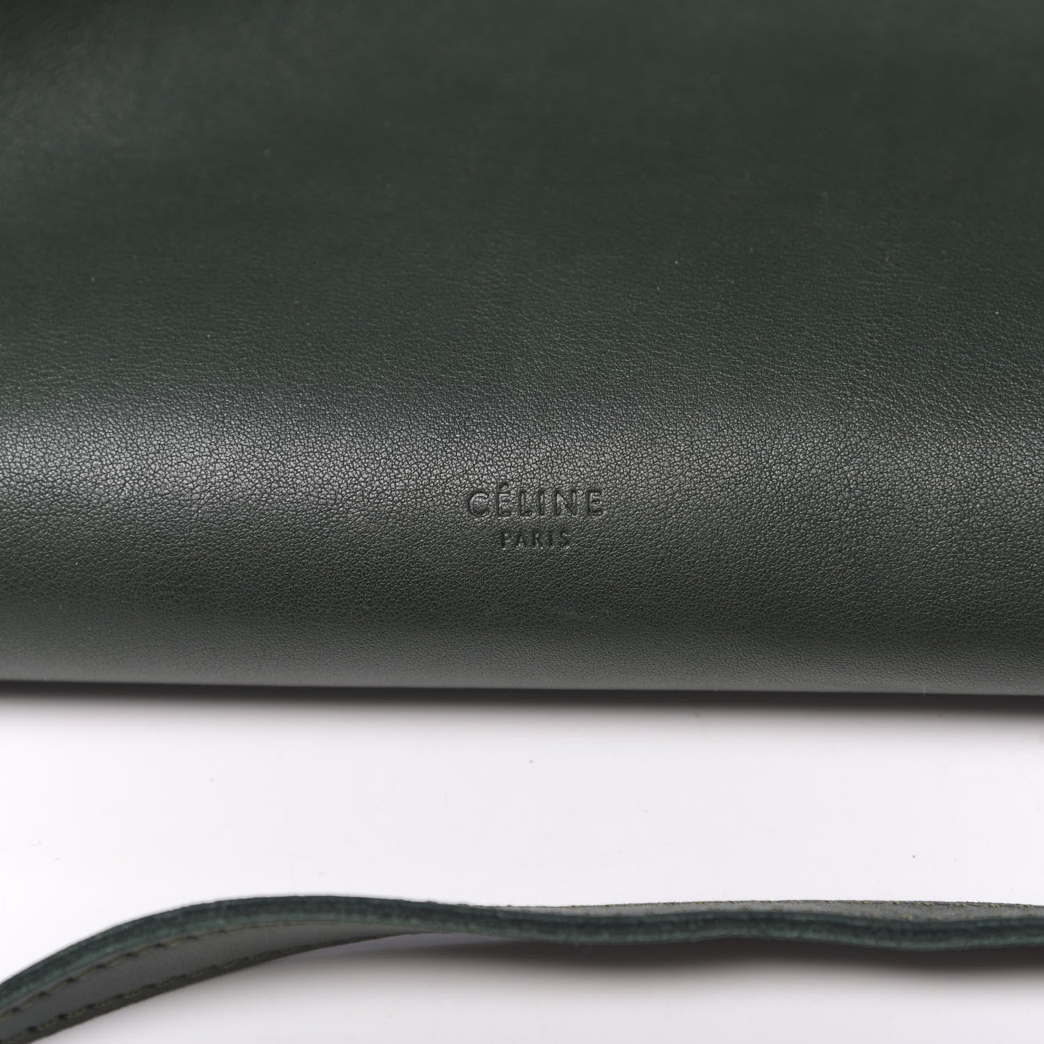 Celine Smooth Calfskin Medium Big Bag Dark Green 7 of 10