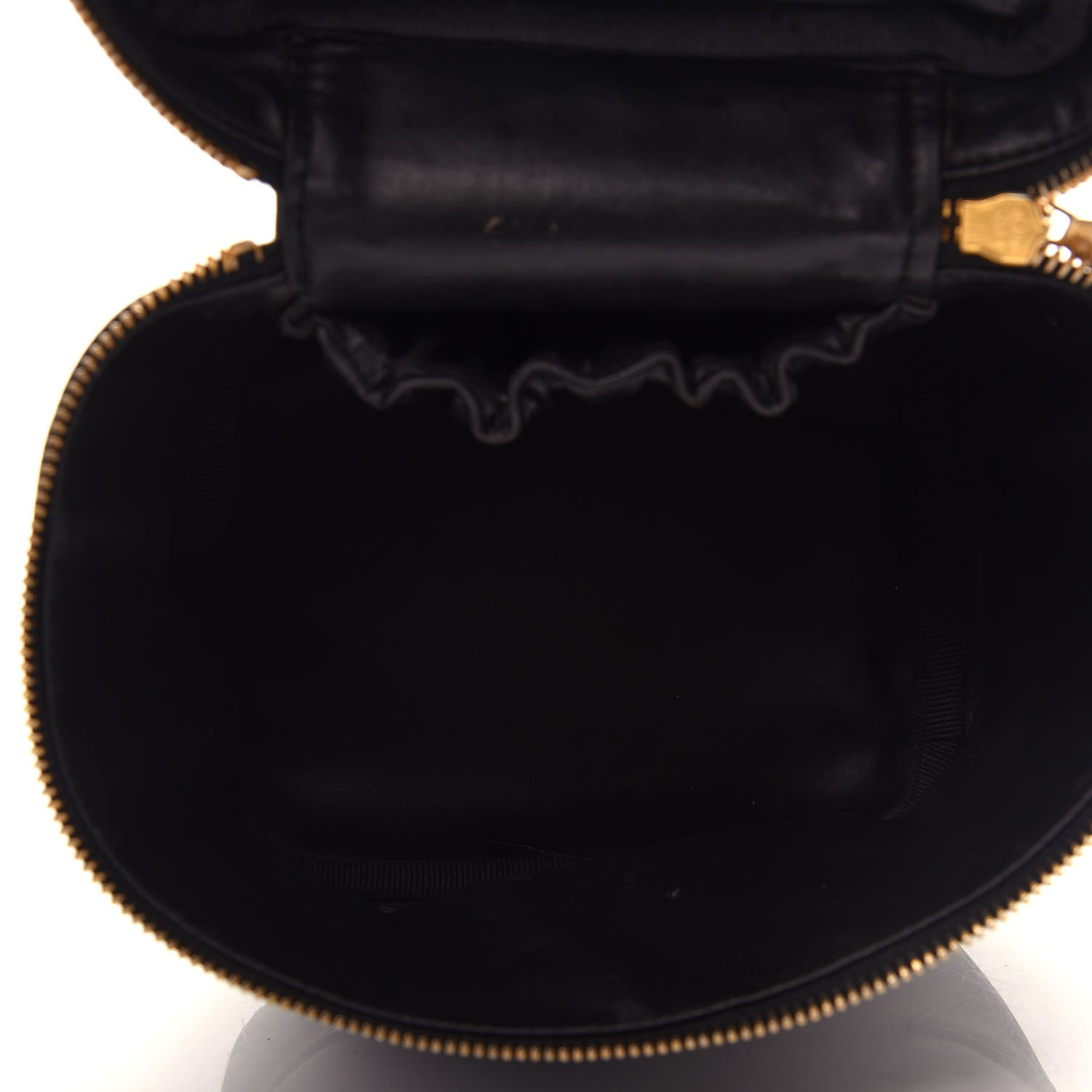 Chanel Lambskin Vanity Cosmetic Bag Black 5 of 7