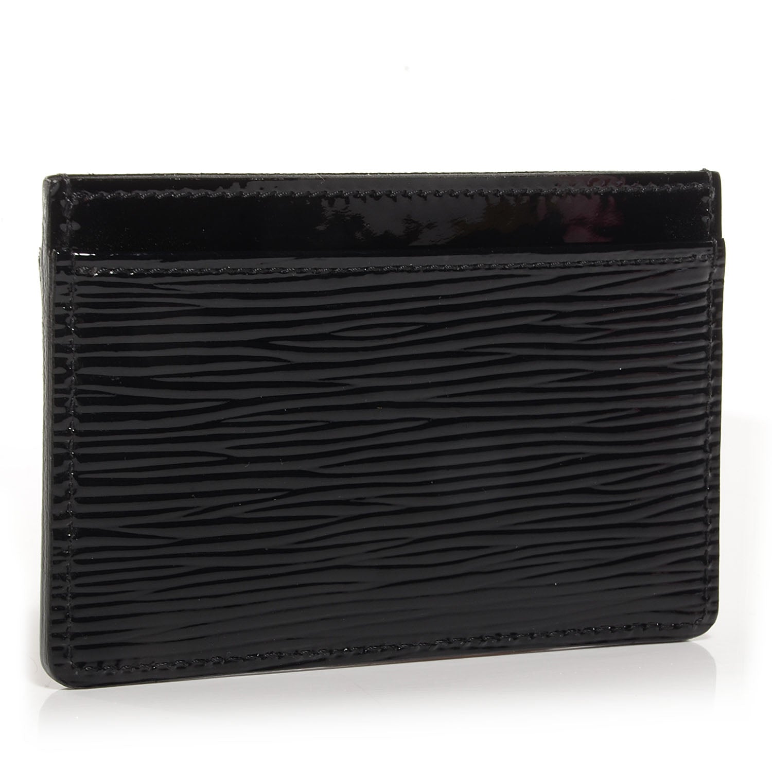 Louis Vuitton Epi Electric Card Holder Black 3 of 7