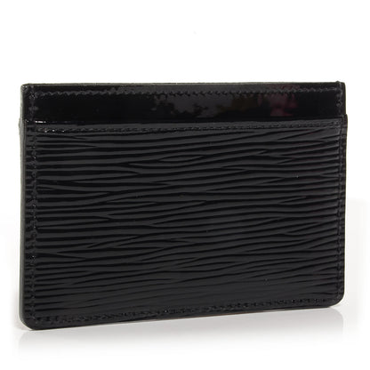 Louis Vuitton Epi Electric Card Holder Black 3 of 7