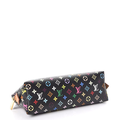Louis Vuitton Monogram Multicolor Cosmetic Pouch Black Grenade 4 of 8