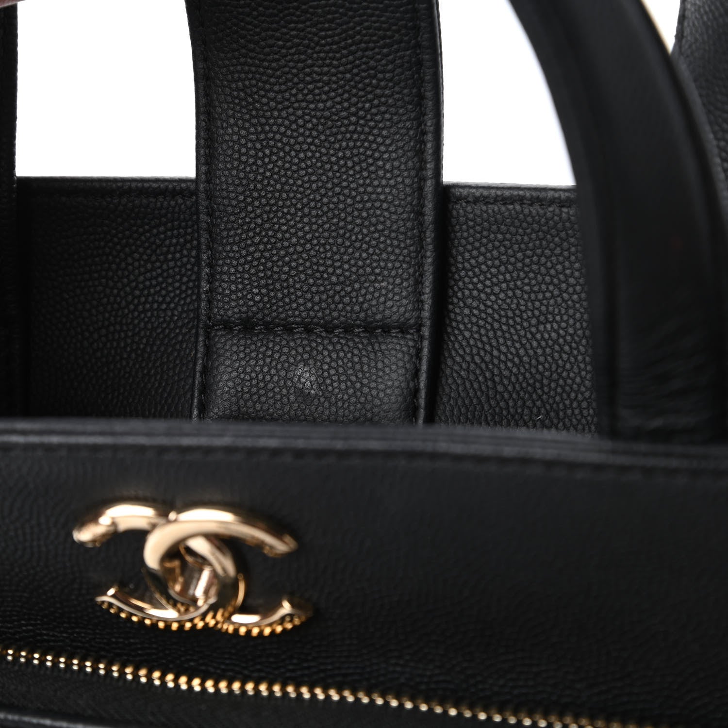 Chanel Caviar Quilted Small Business Affinity Shopping Bag Black 13 of 15