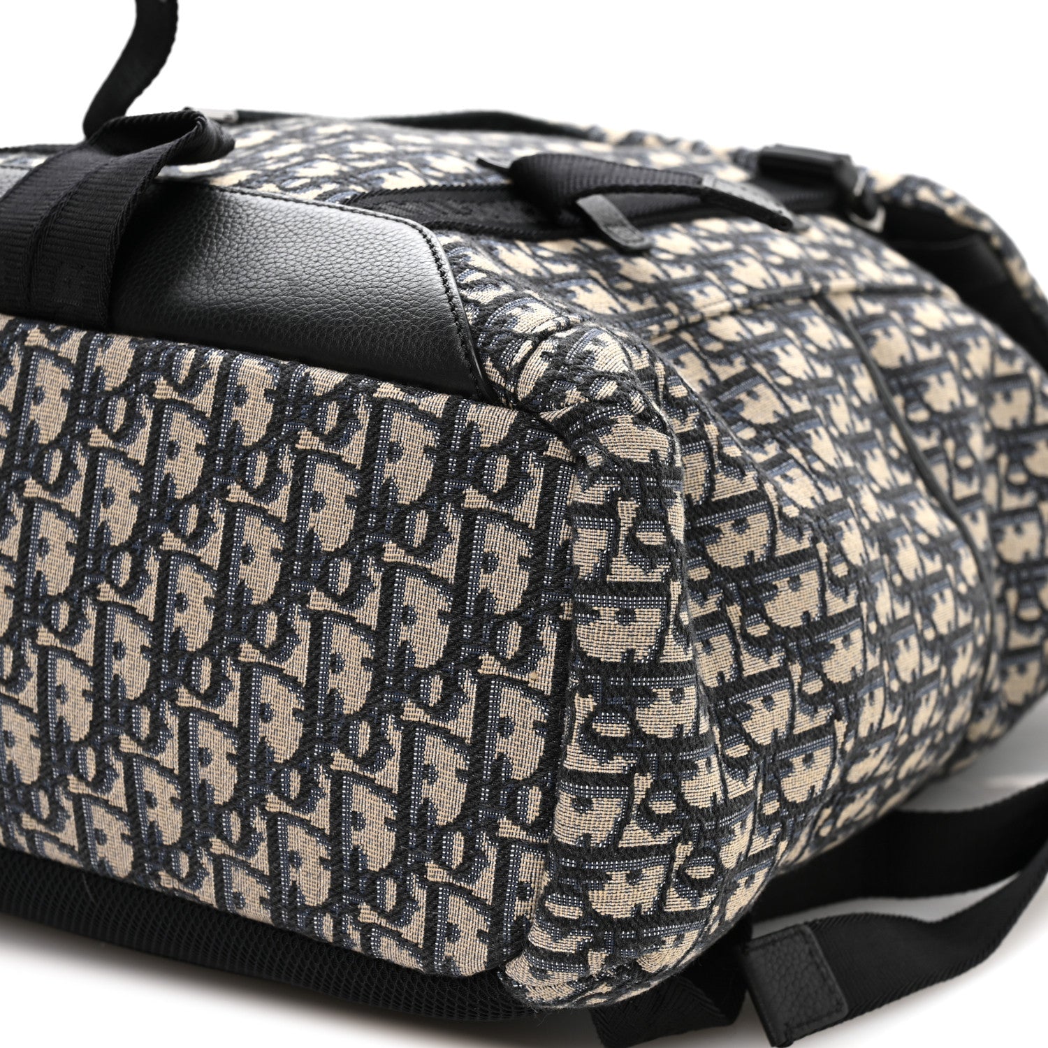 Christian Dior Oblique Explorer Backpack Blue Black 9 of 9