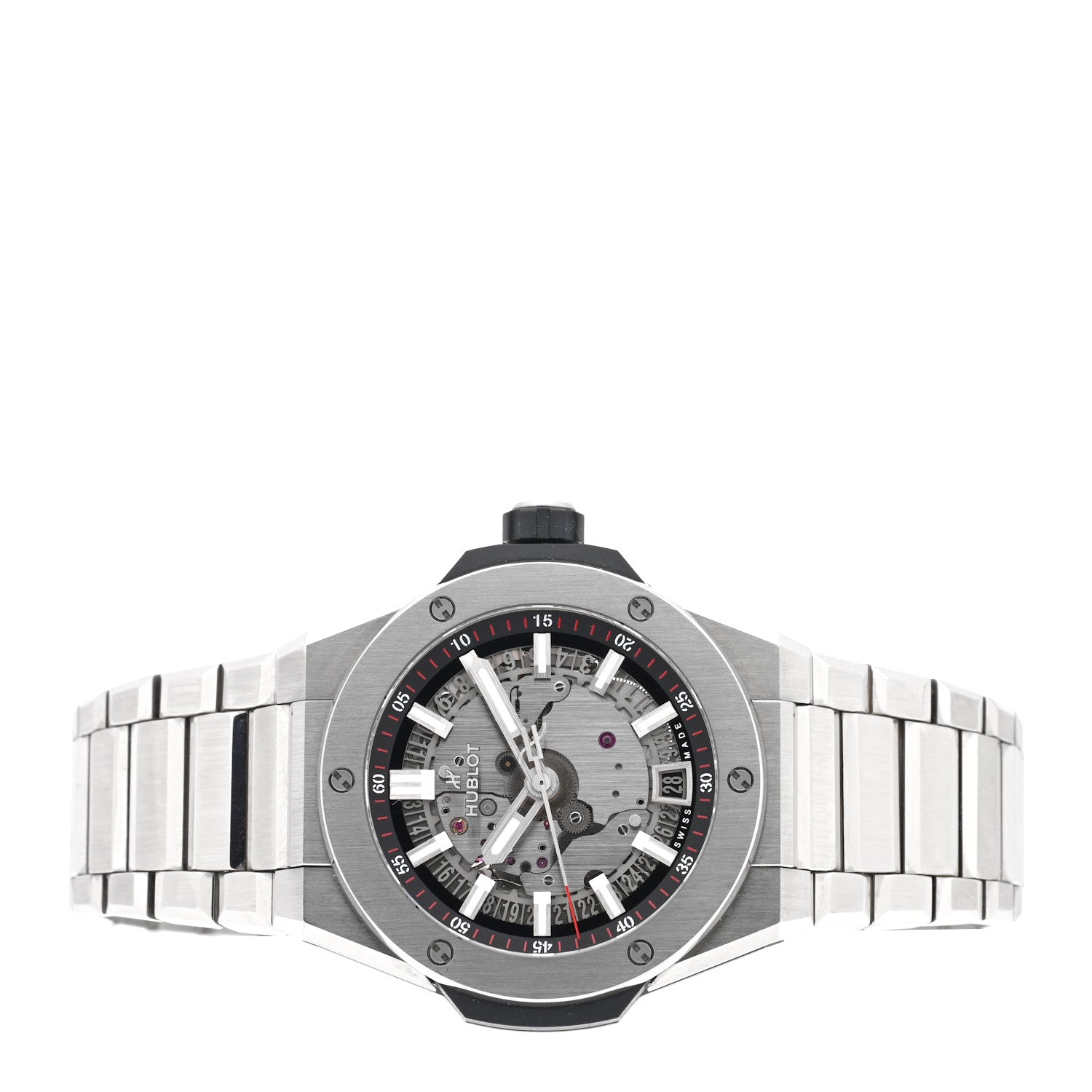 Hublot Titanium 40mm Big Bang Integrated Time Only Automatic Watch Silver 456.NX.0170.NX 2 of 5