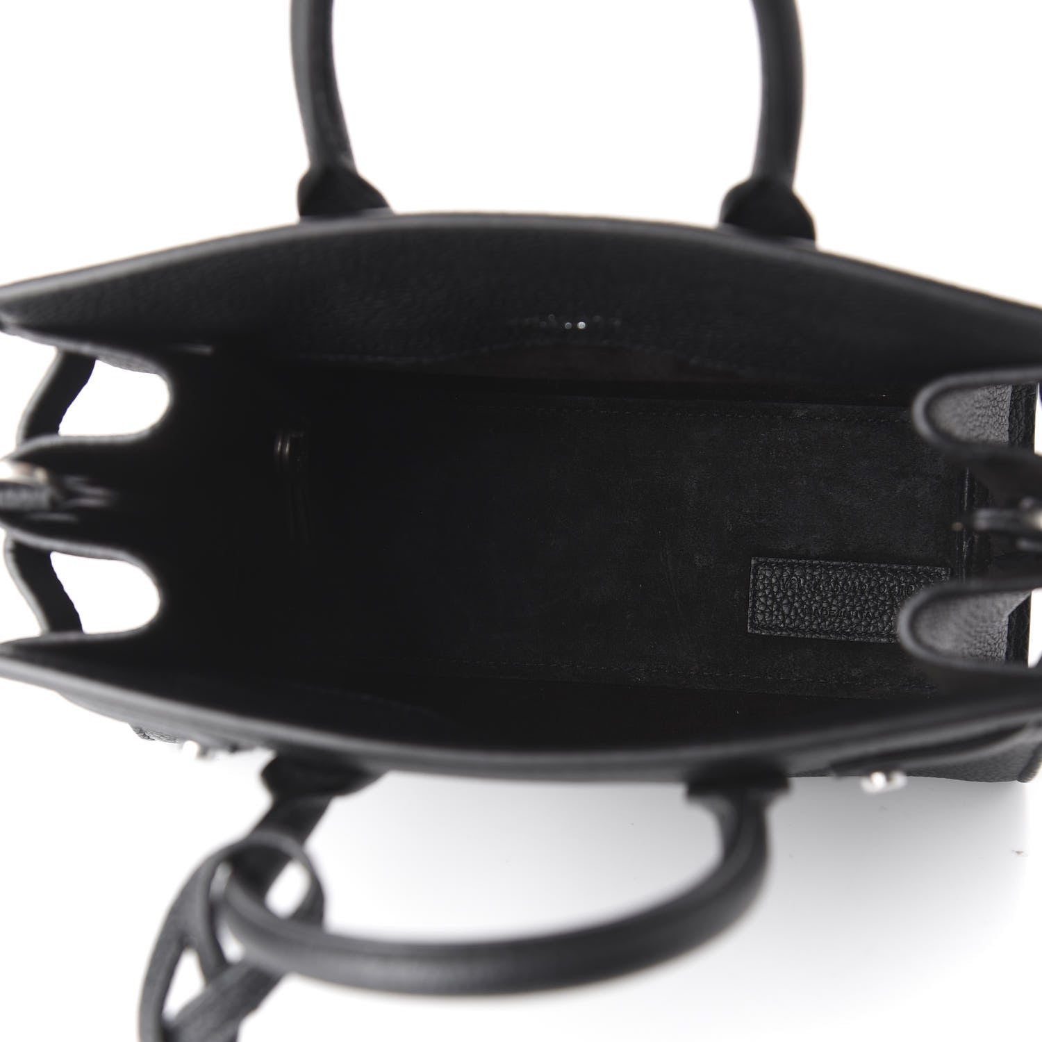 Saint Laurent Grained Calfskin Nano Sac De Jour Souple Black 4 of 10