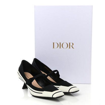 Christian Dior Technical Canvas Rubber D-Motion 55mm Pumps 35 Black 9 of 9
