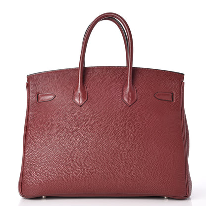 Hermes Togo Birkin 35 Rouge H 5 of 35