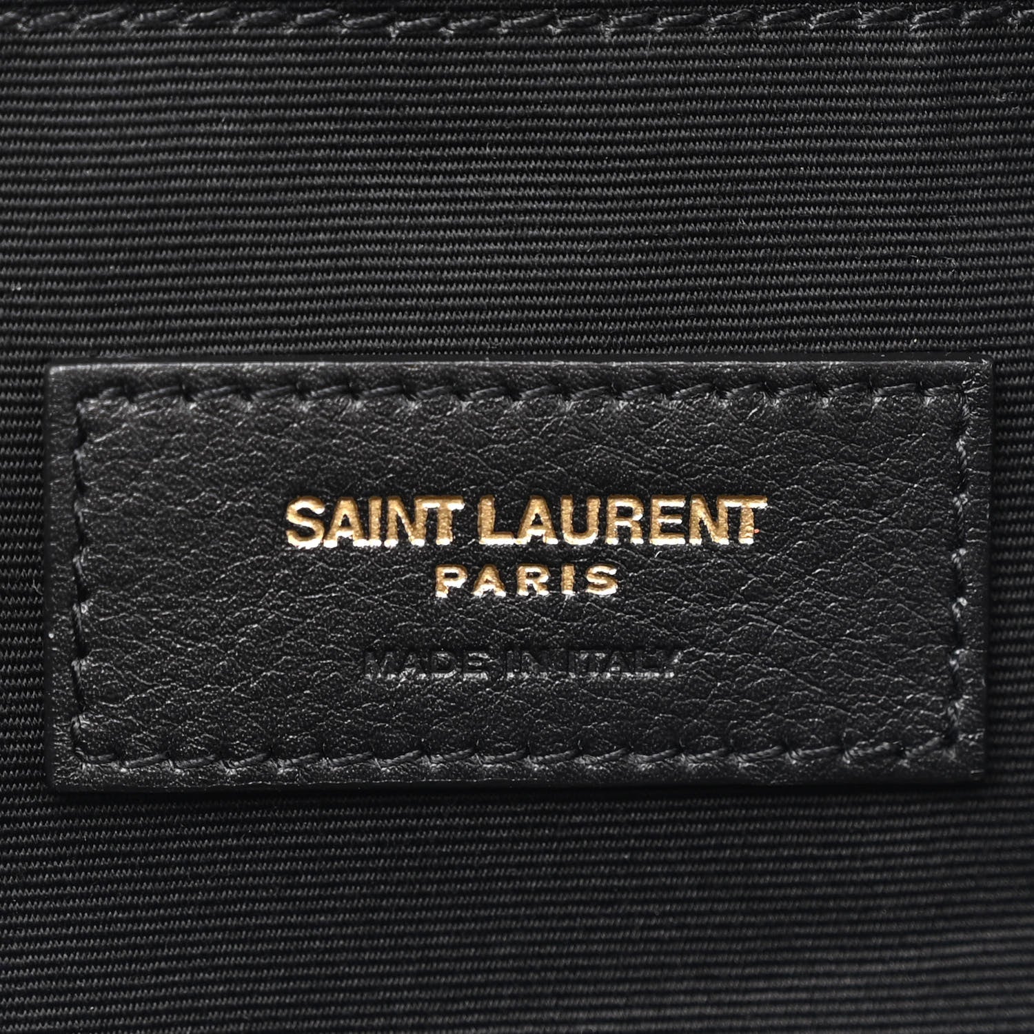 Saint Laurent Grain De Poudre Monogram Belt Bag Black 6 of 13
