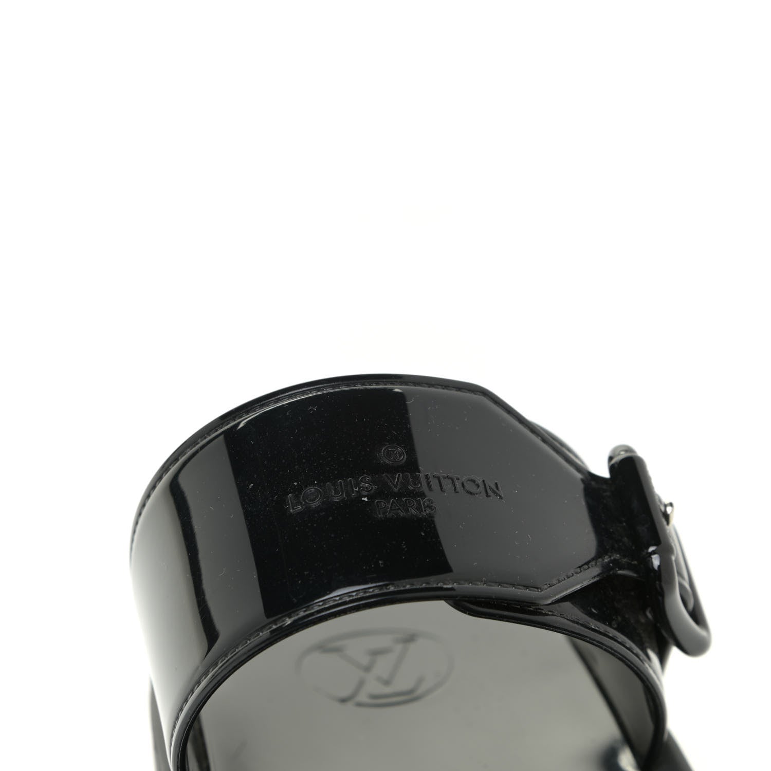 Louis Vuitton Monogram Sunbath Flat Mule Sandals 38 Black 10 of 12