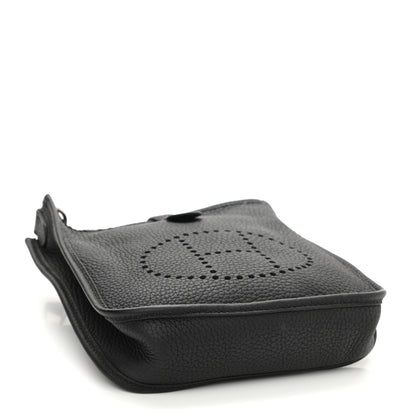 Hermes Taurillon Clemence Evelyne TPM Black 4 of 8