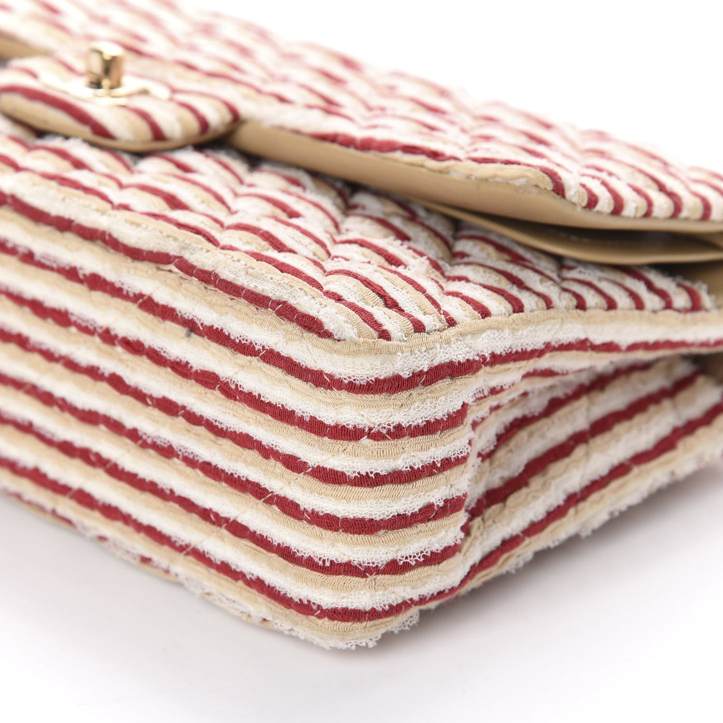 Jersey Quilted Medium Coco Sailor Flap Red White