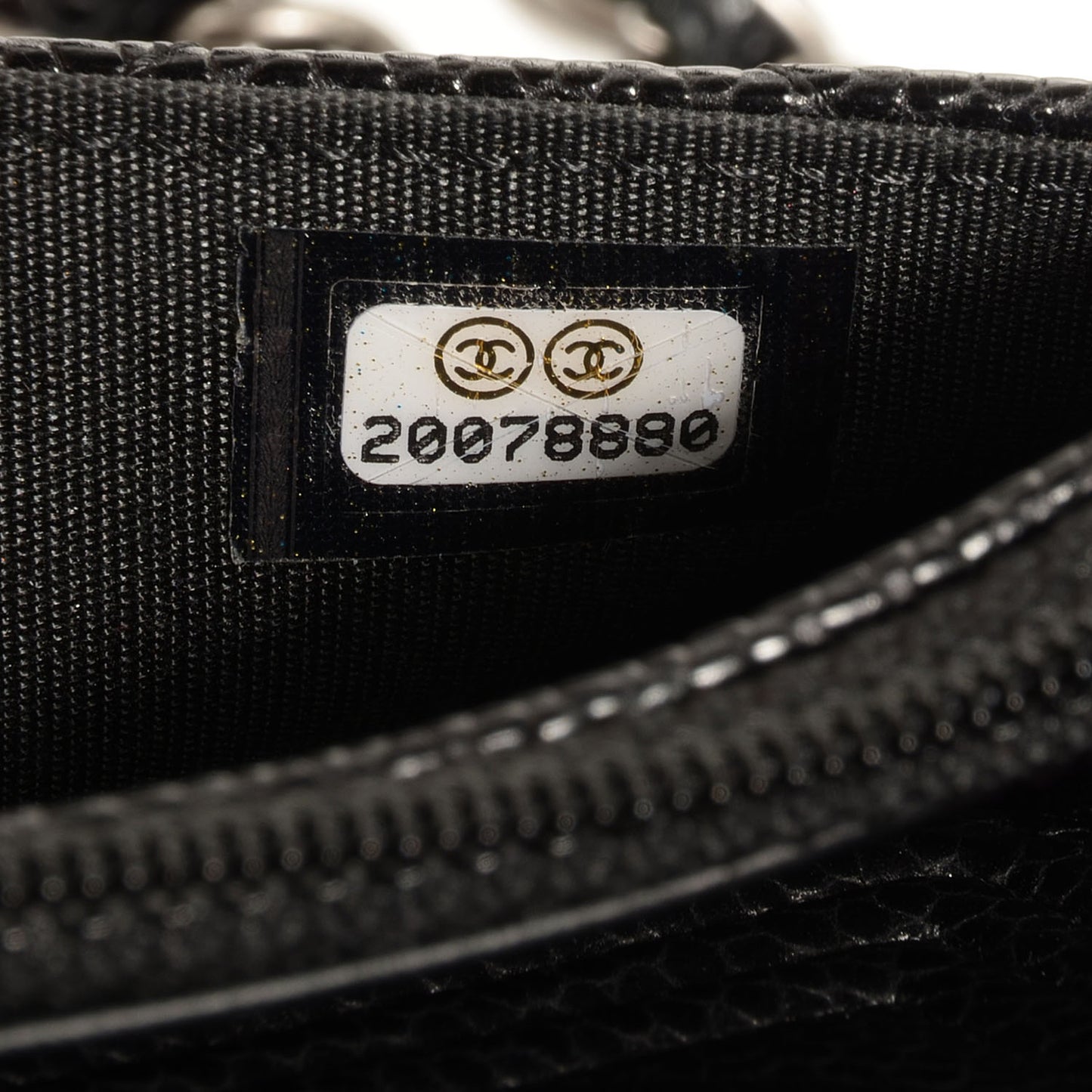 Caviar Quilted Boy Wallet On Chain WOC Black