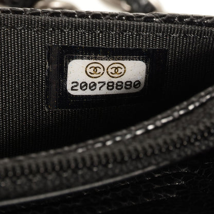 Chanel Caviar Quilted Boy Wallet On Chain WOC Black 8 of 8