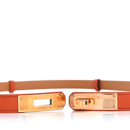 Hermes Epsom Kelly Belt Terre Battue 4 of 5
