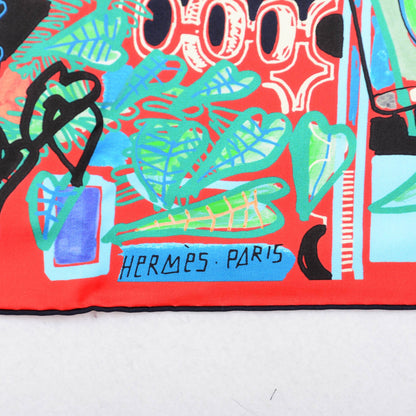 Hermes Silk Modernisme Tropical Scarf 90 4 of 5