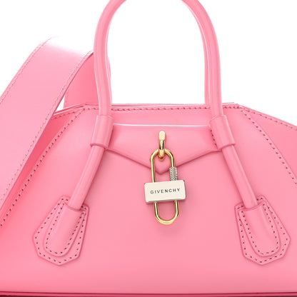 Givenchy Box Calfskin Mini Antigona Stretch Bright Pink 7 of 9