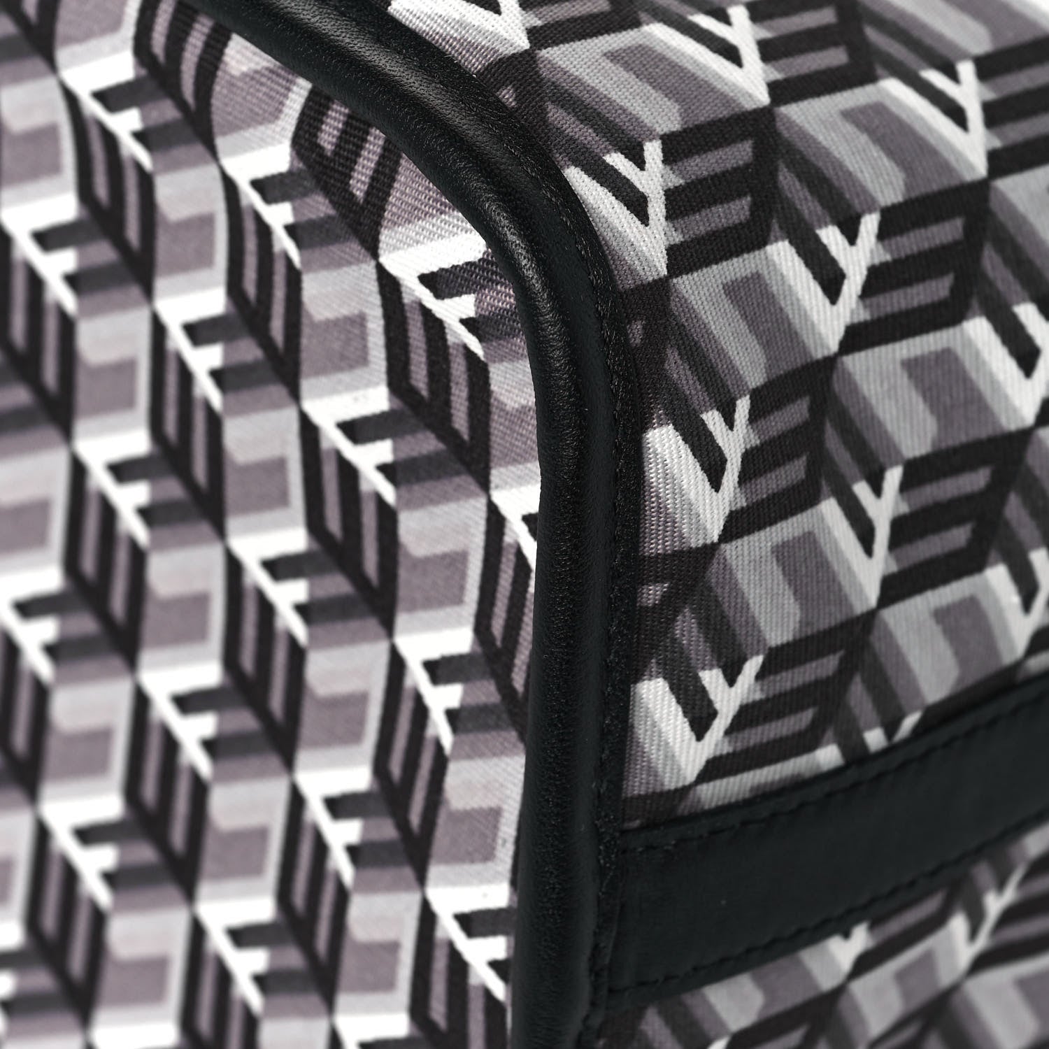 MCM Visetos Medium Liz Reversible Shopper Tote Black 18 of 18