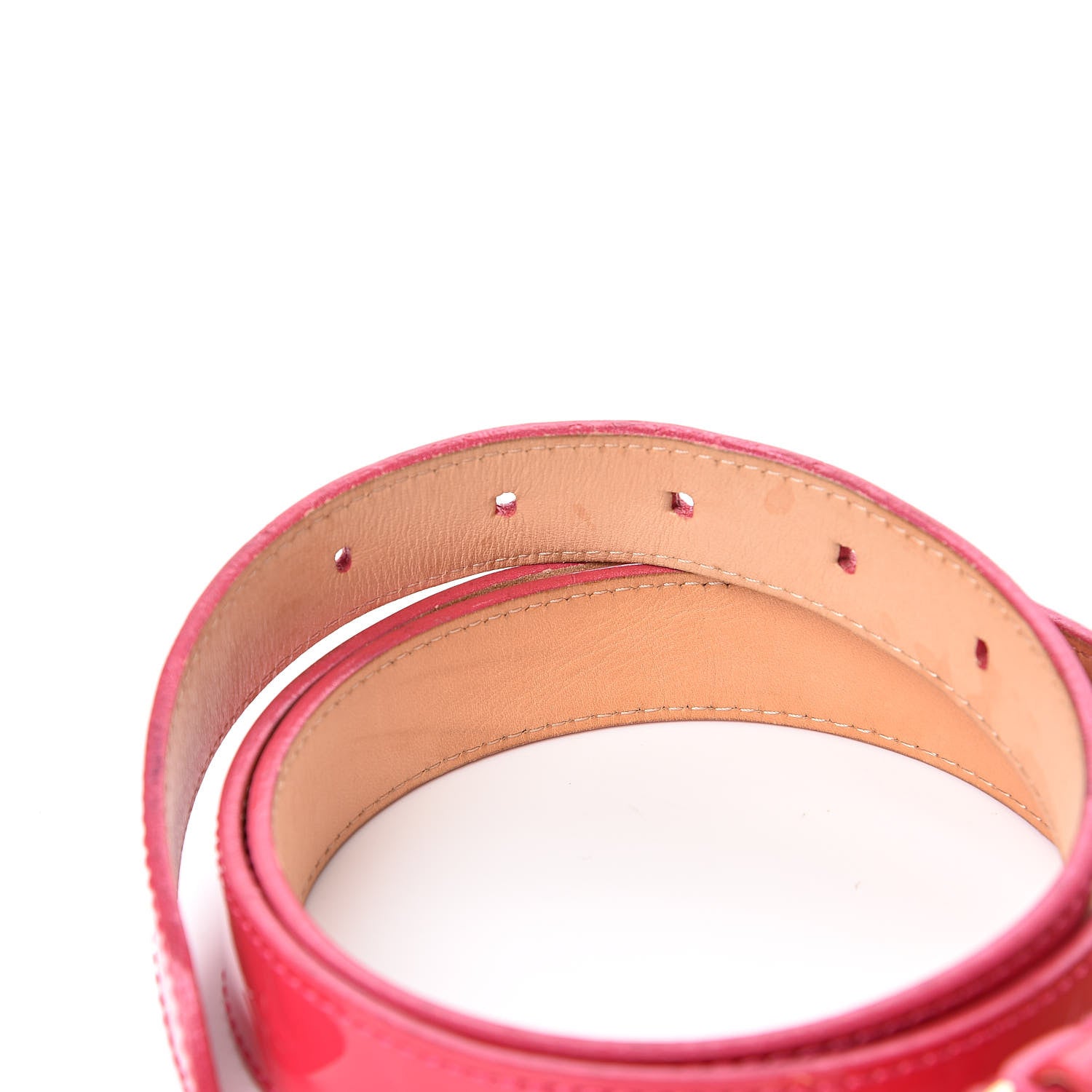 Louis Vuitton Vernis 25mm Phoenix Belt 40 100 Framboise 5 of 7