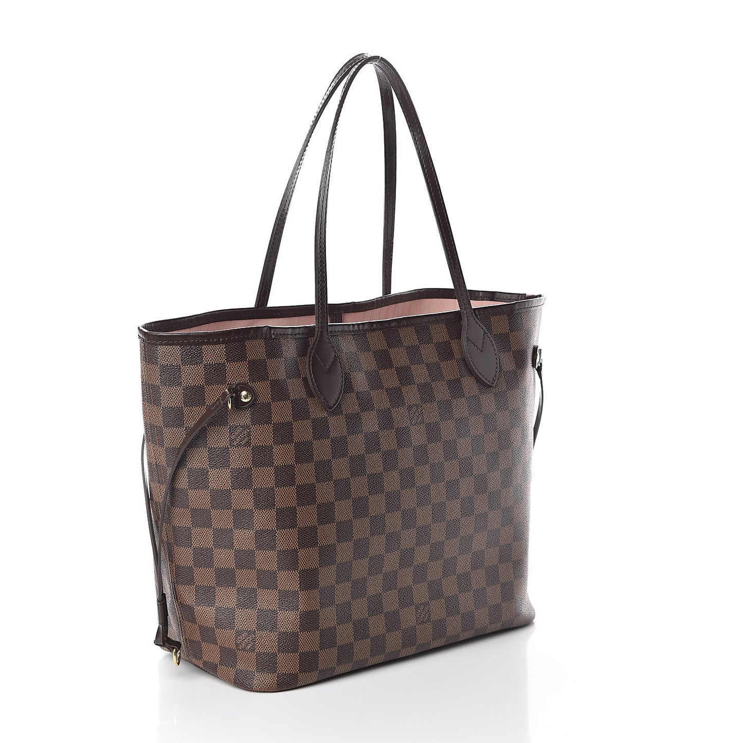 Damier Ebene Neo Neverfull MM Rose Ballerine