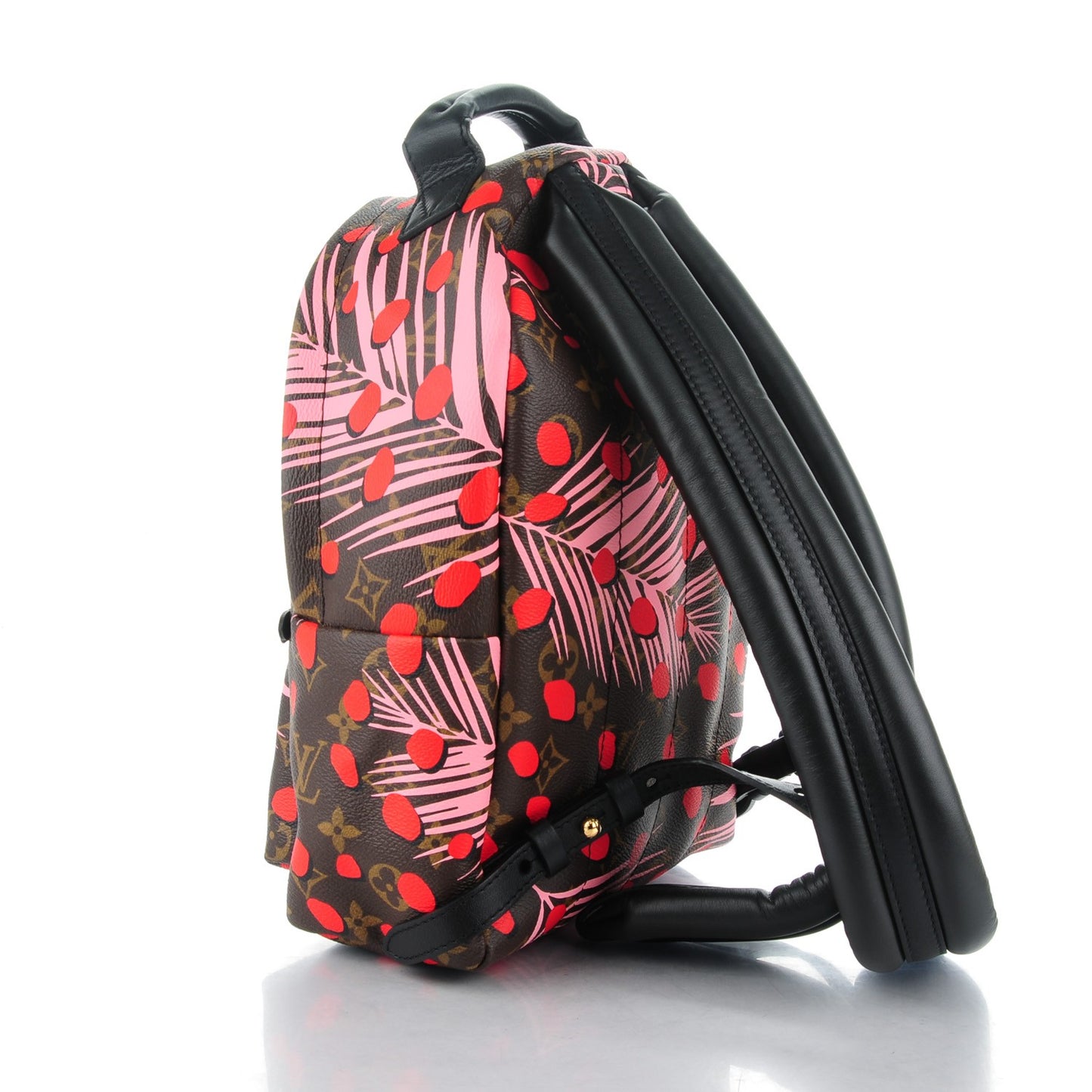 Monogram Jungle Dots Palm Springs Backpack PM Sugar Pink Poppy