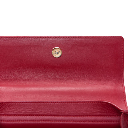 Saint Laurent Grained Calfskin Small Moujik Top Handle Bag Red 11 of 24