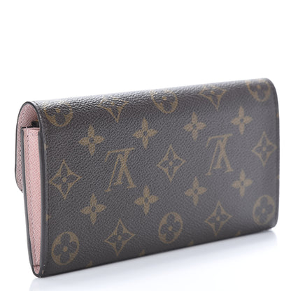 Louis Vuitton Monogram Emilie Wallet Rose Ballerine 3 of 8