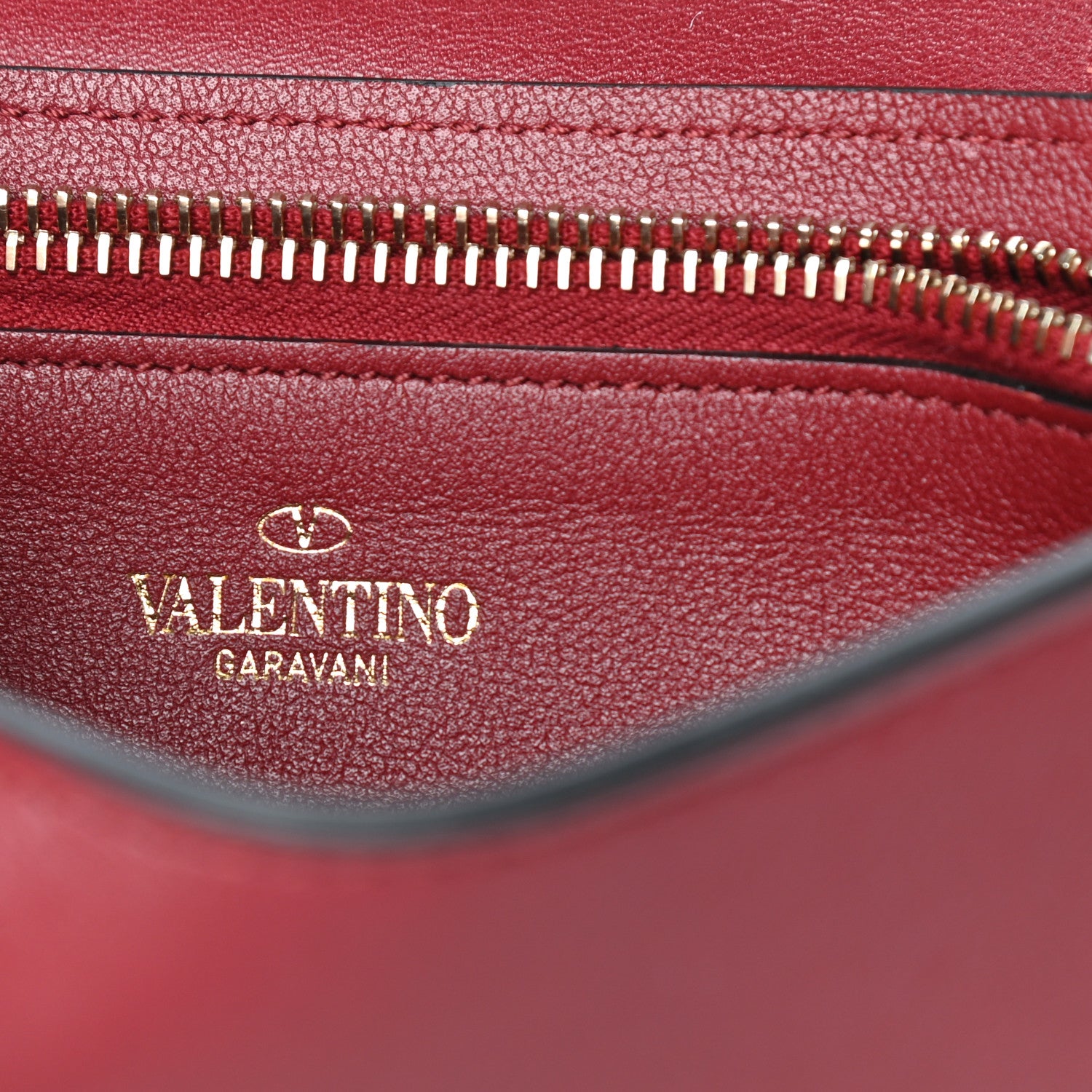 Valentino Garavani Calfskin Rockstud Phone Case With Chain Rosso Valentino 6 of 11