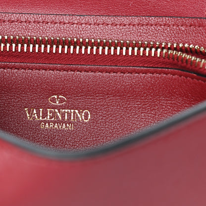 Valentino Garavani Calfskin Rockstud Phone Case With Chain Rosso Valentino 6 of 11