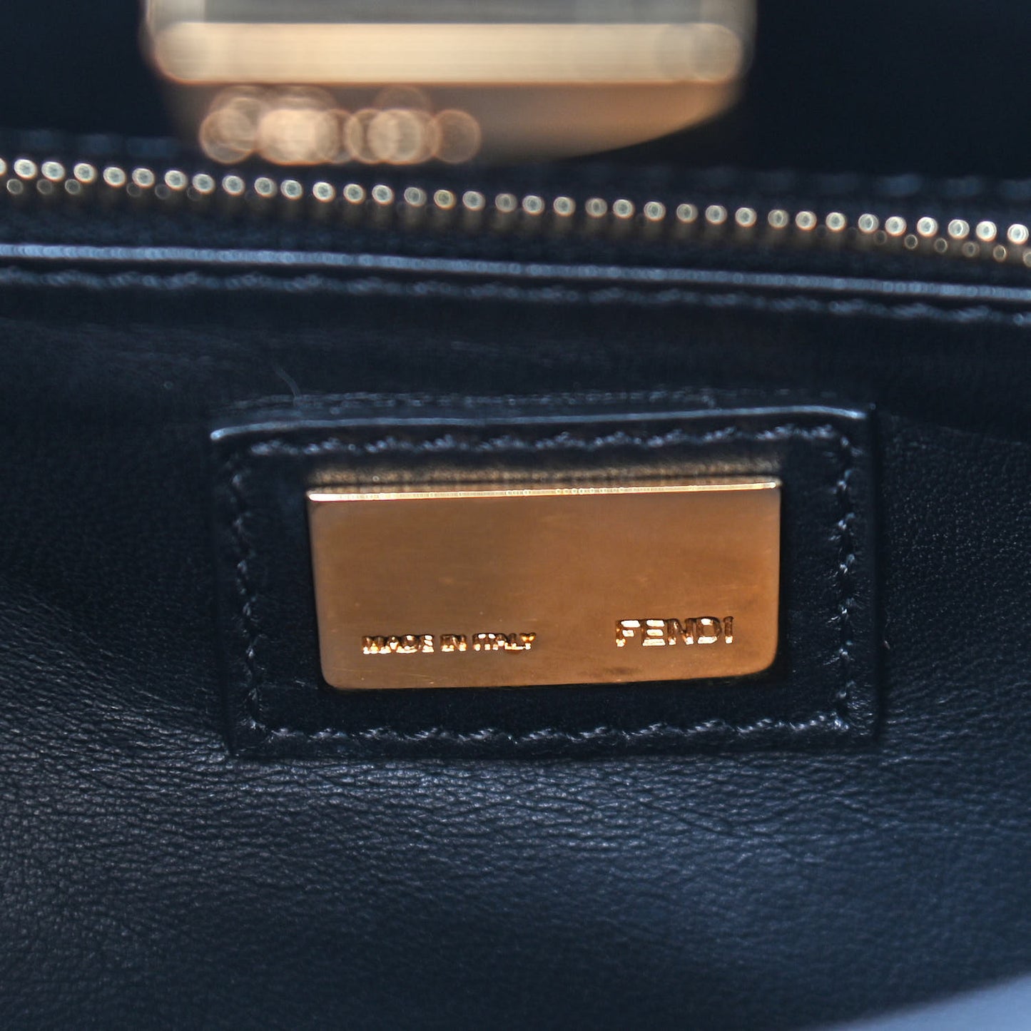 Nappa Mini Peekaboo Iconic Satchel Black