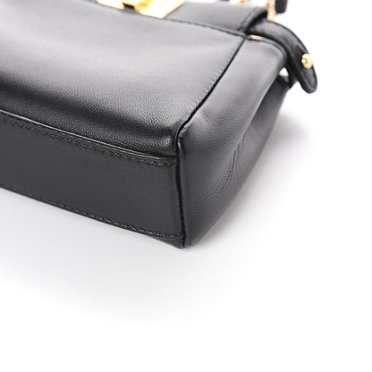 Fendi Nappa Micro Peekaboo Iconic Satchel Black 8 of 8