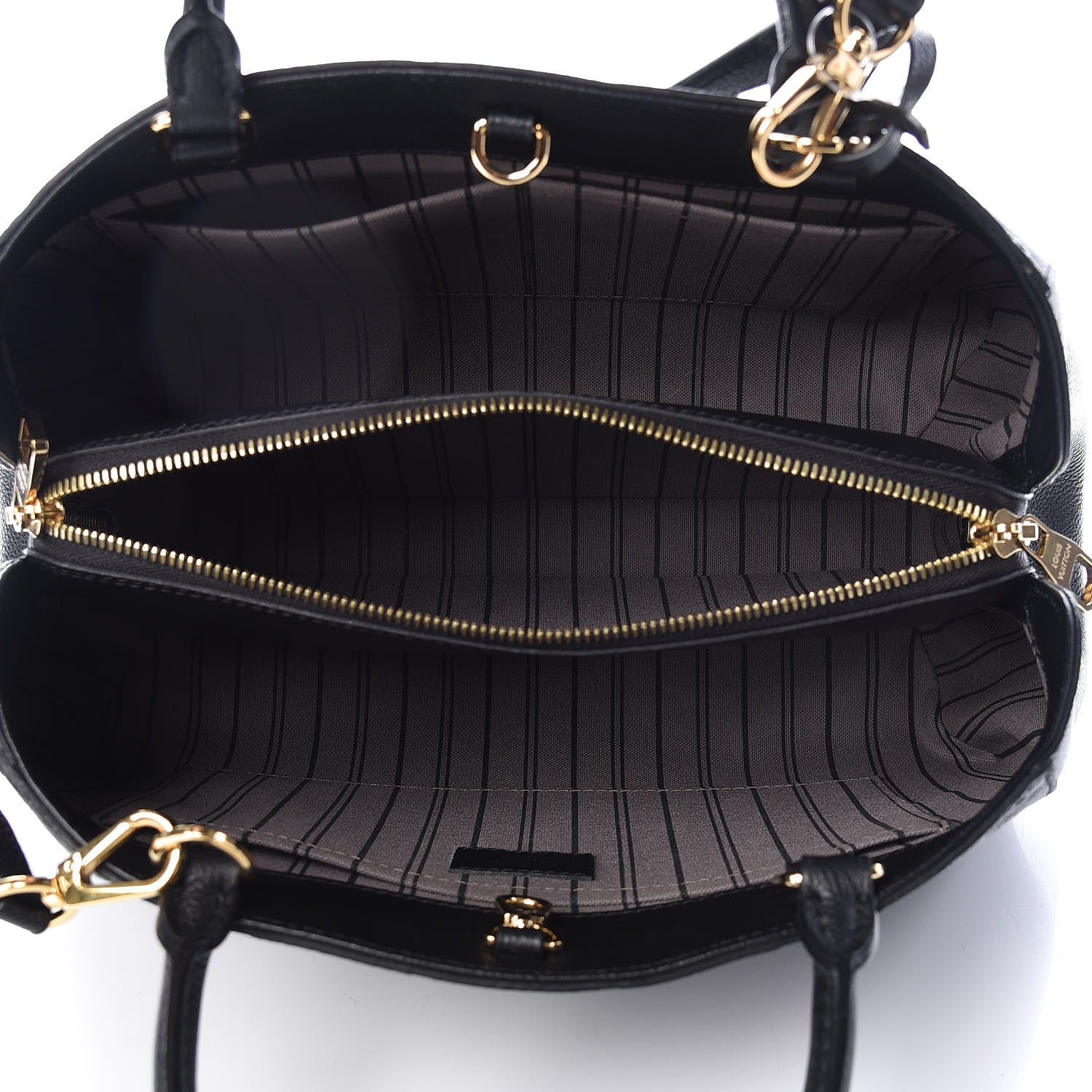 Louis Vuitton Empreinte Montaigne MM Black 5 of 10