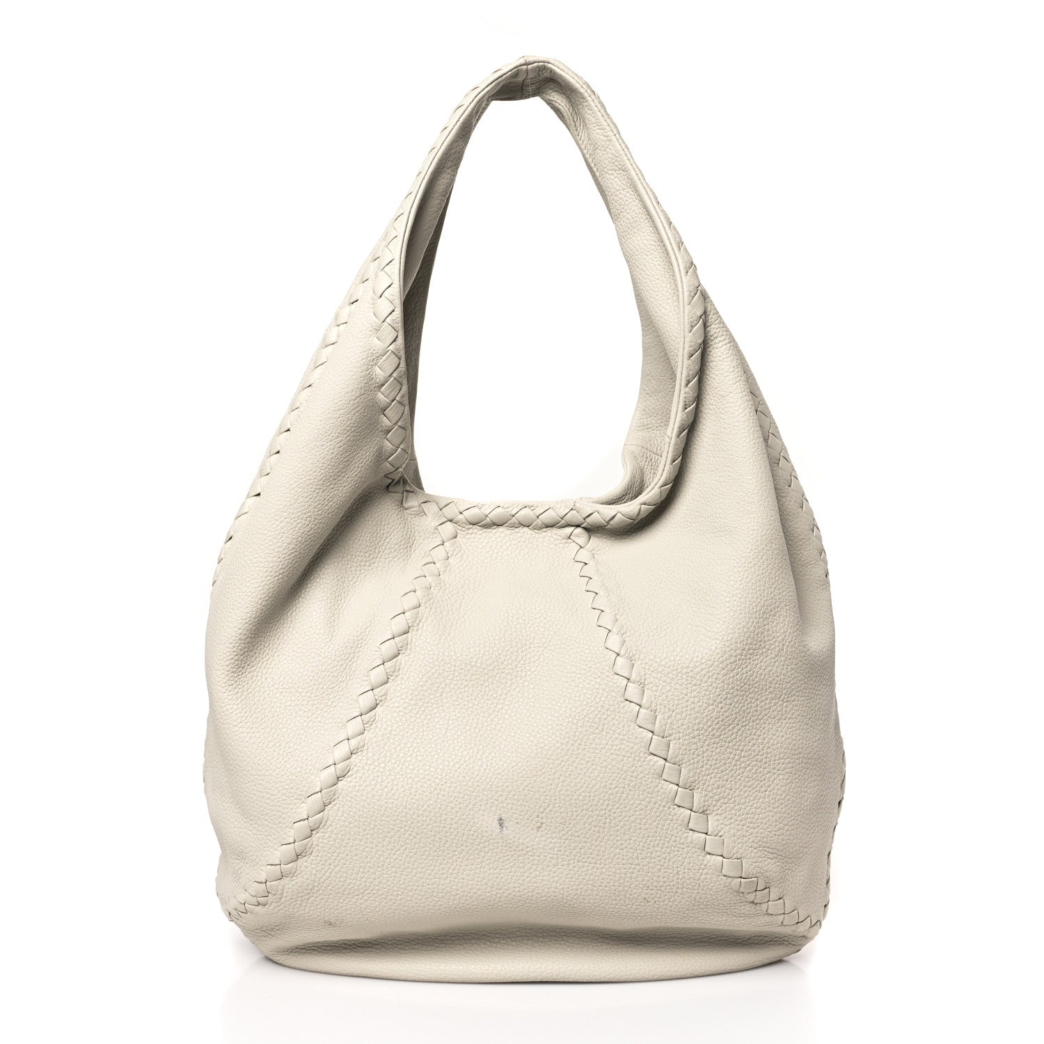Bottega Veneta Cervo Deerskin Large Hobo White 1 of 11