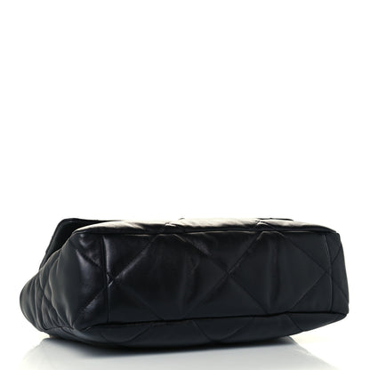 Chanel Lambskin Quilted Large Chanel 19 Flap Black 3 of 10