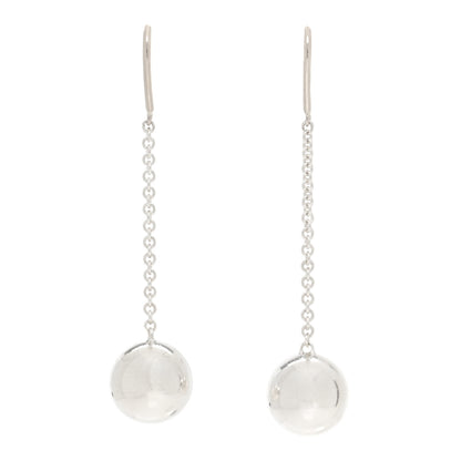 Tiffany Sterling Silver 10mm HardWear Ball Drop Earrings 1 of 4