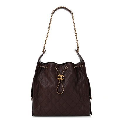 Chanel Caviar Quilted Medium Chanel 25 Handbag Dark Brown 1 of 11