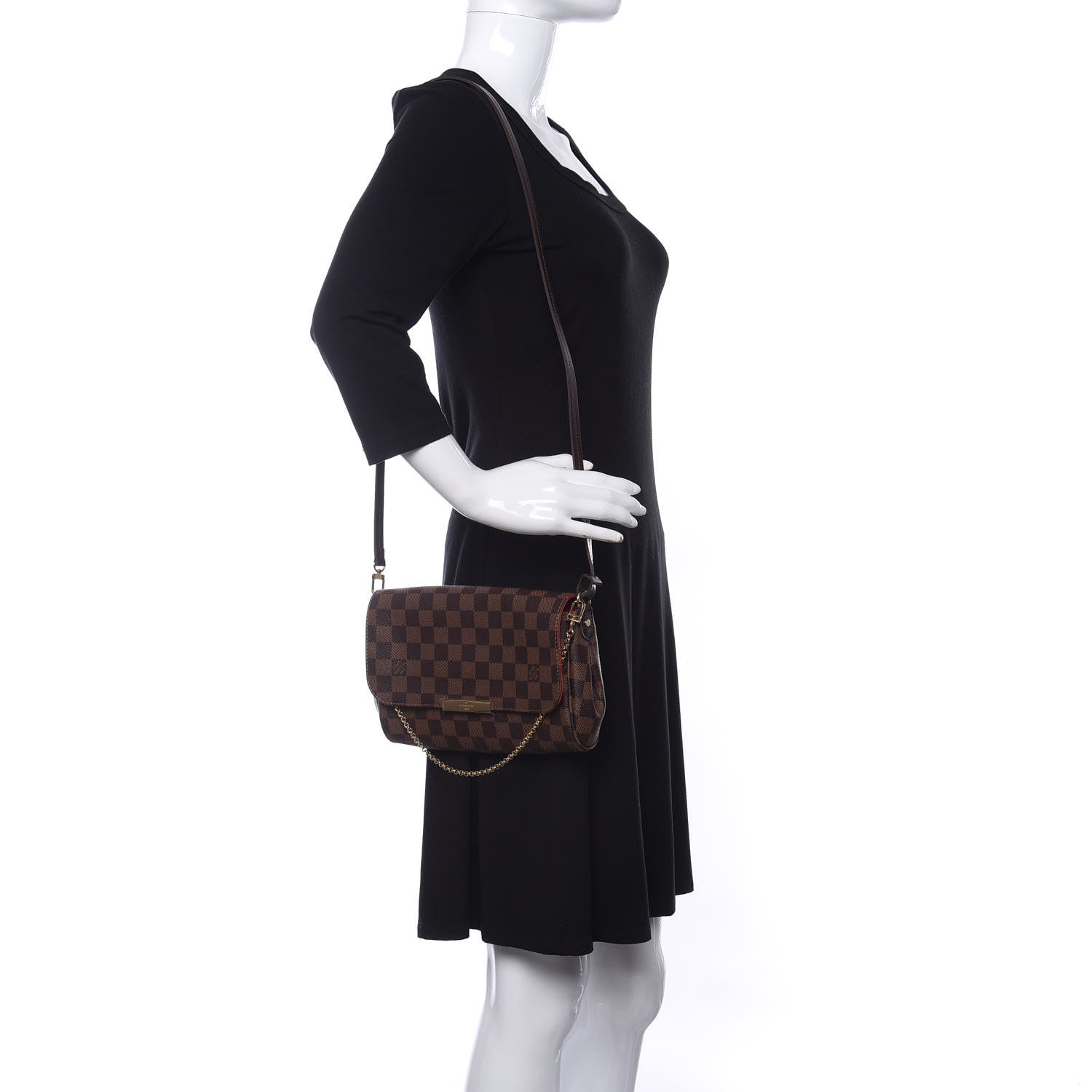 Louis Vuitton Damier Ebene Favorite MM 2 of 10