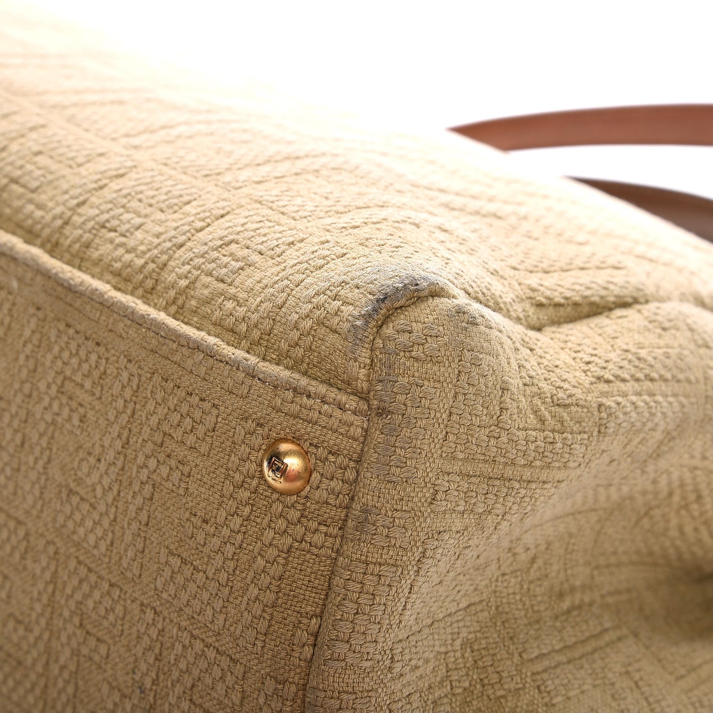 Corda Zucca Large Peekaboo Iconic Satchel Cognac