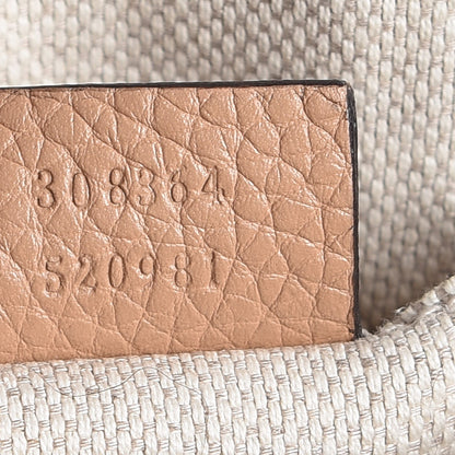 Gucci Pebbled Calfskin Small Soho Disco Bag Camelia 7 of 7