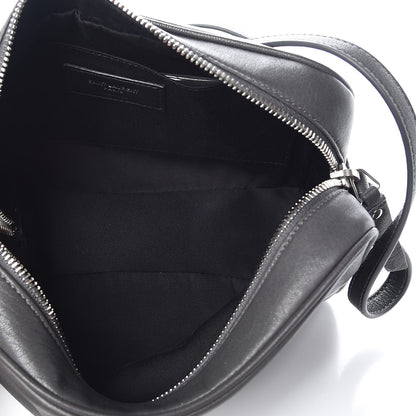 Saint Laurent Calfskin Monogram Small Lou Camera Bag Storm 5 of 7