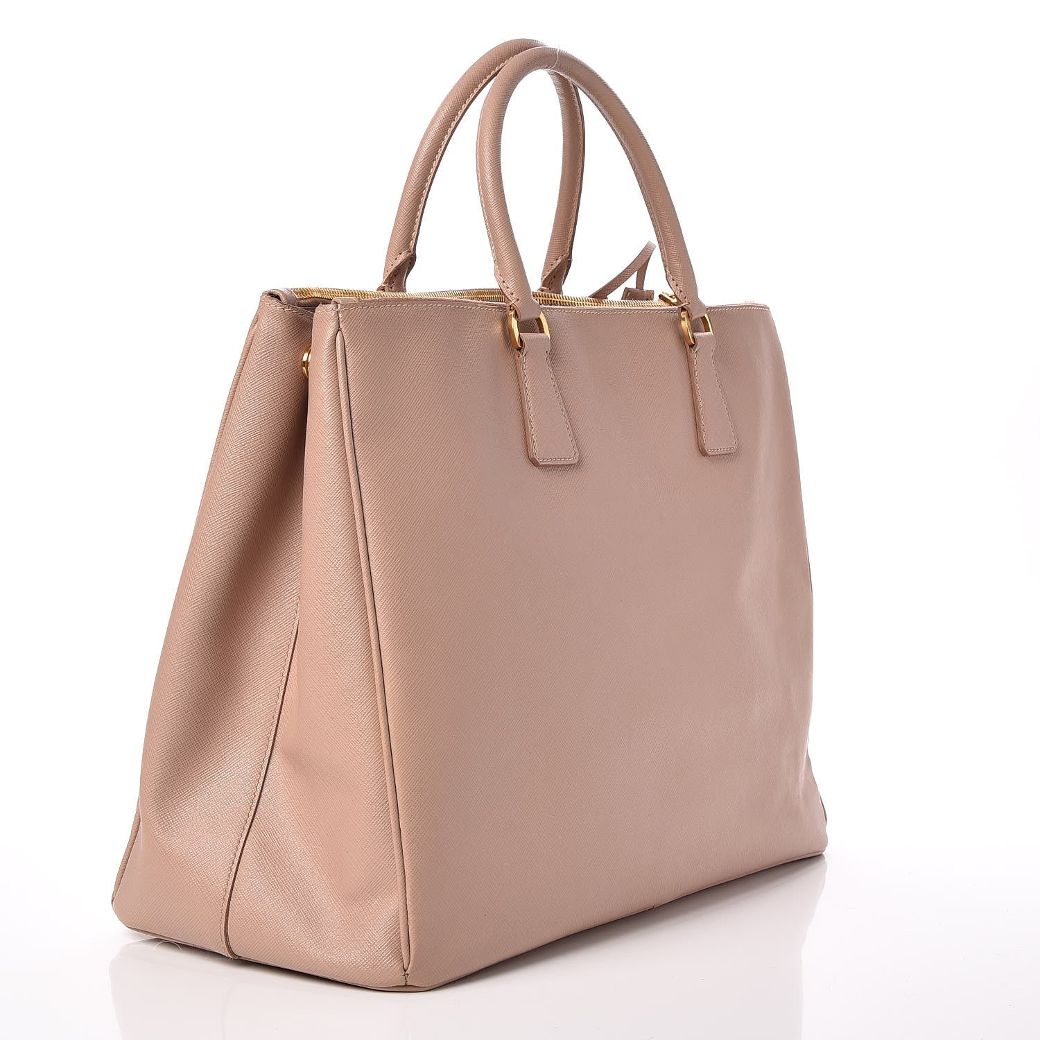 Prada Saffiano Lux Extra Large Galleria Double Zip Tote Cammeo 3 of 9
