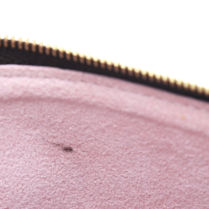 Louis Vuitton Monogram 2020 Christmas Animation Big Wheel Double Zip Pochette Rose Ballerine 7 of 9
